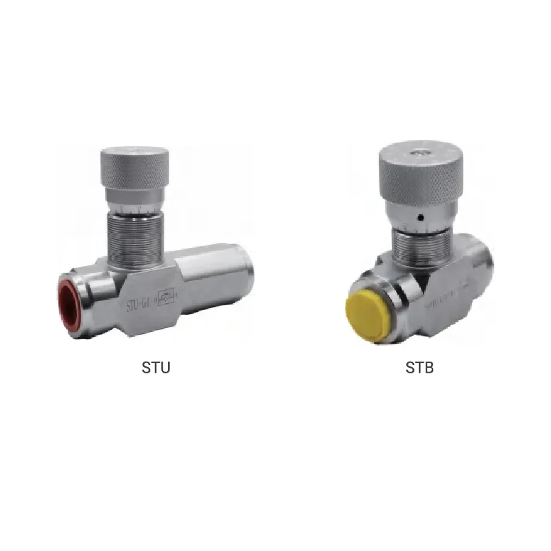 DREHZAHLREGELVENTİLE DER SERİE STB (MİT UND OHNE RÜCKSCHLAGVENTİL)